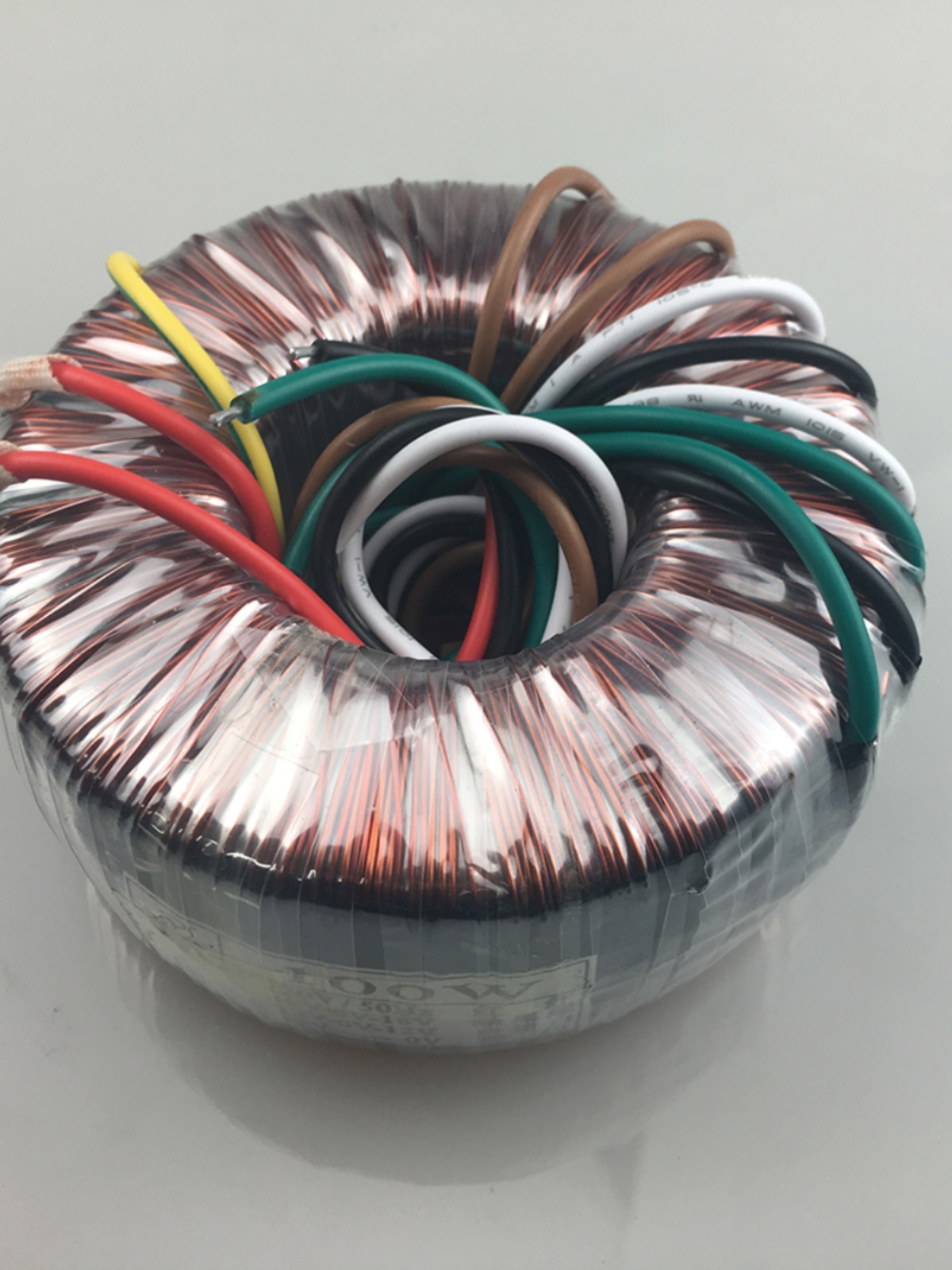100W环形变压器220V转双18V双12V单12V纯铜单相干式/隔离电源功放