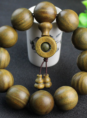 天然绿檀手串南美佛珠念珠包邮