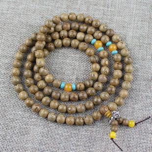 包邮天然鸡翅木手串108颗佛珠念珠男女情侣手链铁刀木一件代发