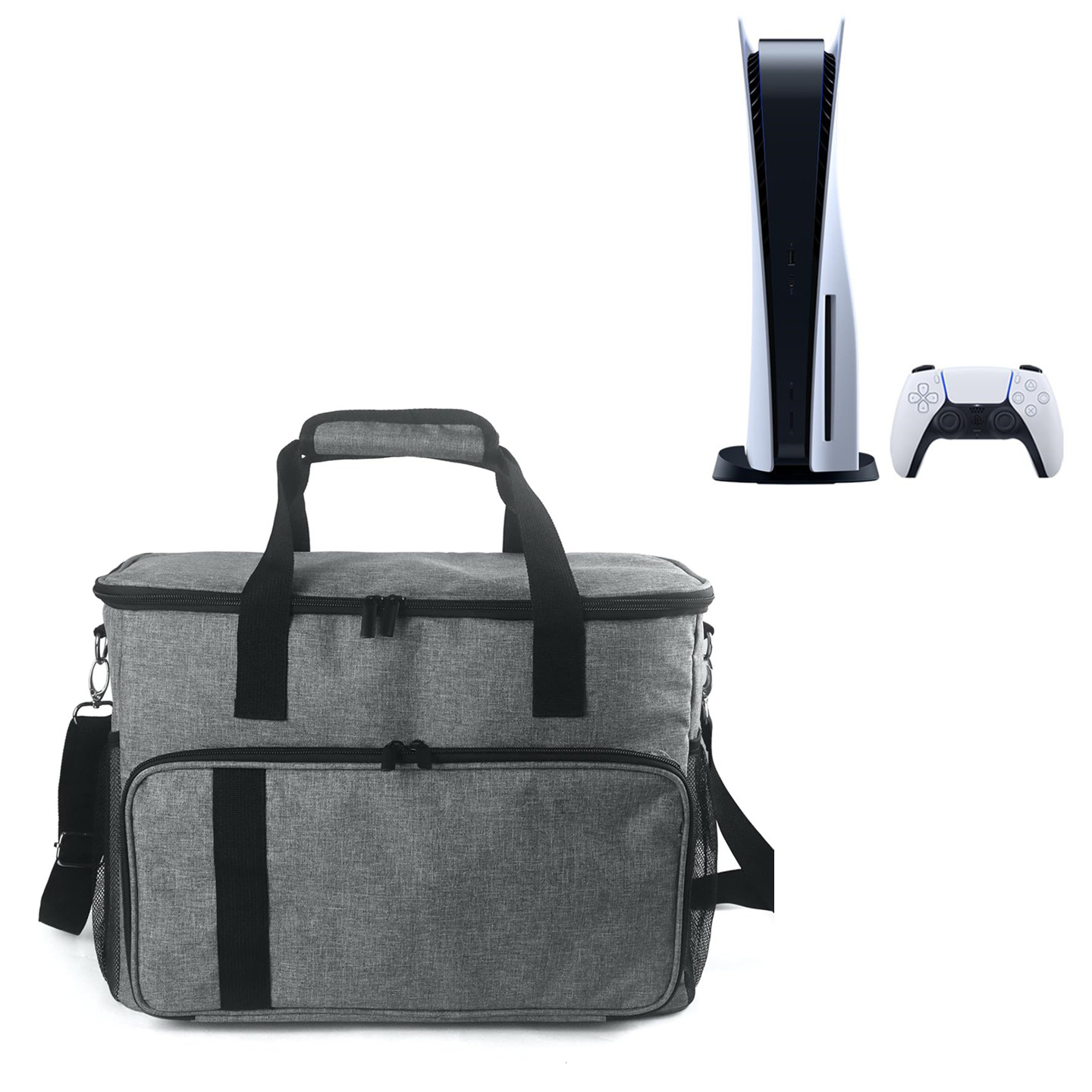 游戏机包适用PS5 PS4 PS3主机手柄光盘碟片Switch配