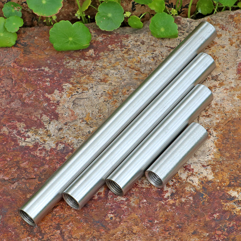 DN8两分双内丝304不锈钢管 2分套筒两头内螺纹焊接管延长直通管