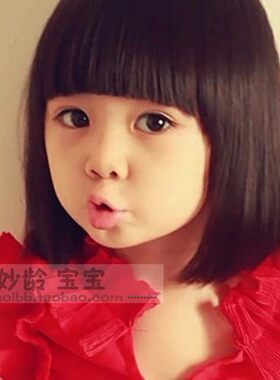 假发模特仿真造型头女婴幼儿
