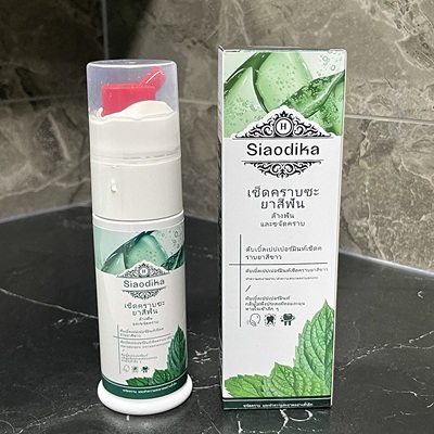 水晶膏体双重薄荷去渍亮白牙膏