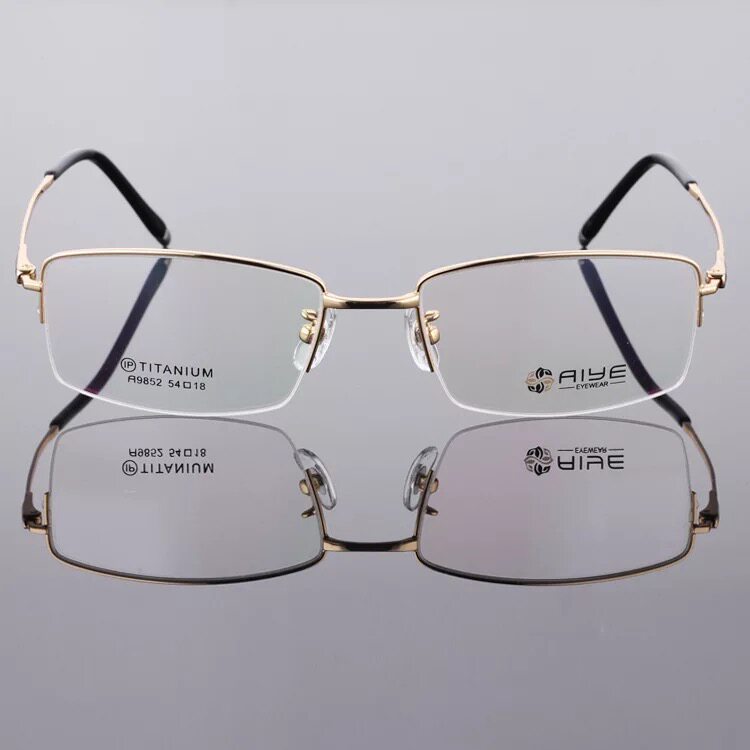 眼镜超轻商务休闲商务纯钛男士