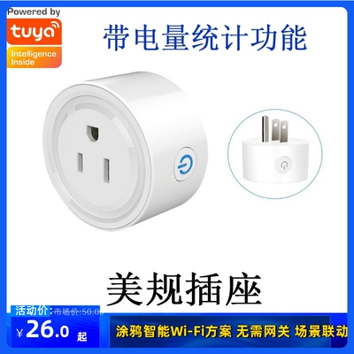 TUYA GRAFFITI WIFI SMART SOCKET US US STANDANTION 16A Расчет мощности. Время мониторинга Время мониторинга.