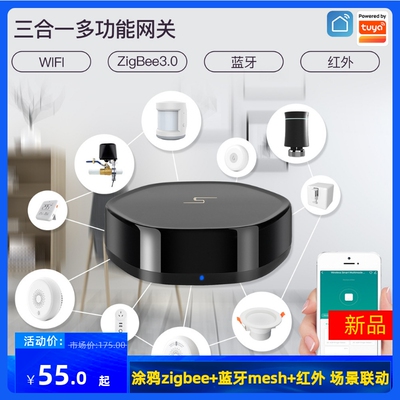 Graffiti Zigbee/Wi -Fi инфракрасный дистанционный контроль Bluetooth сетчатая сетка беспроводной мультимод приложение Smart Gateway Remote Control