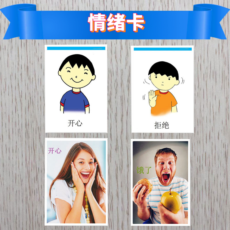 模仿发育迟缓儿童康复训练卡片