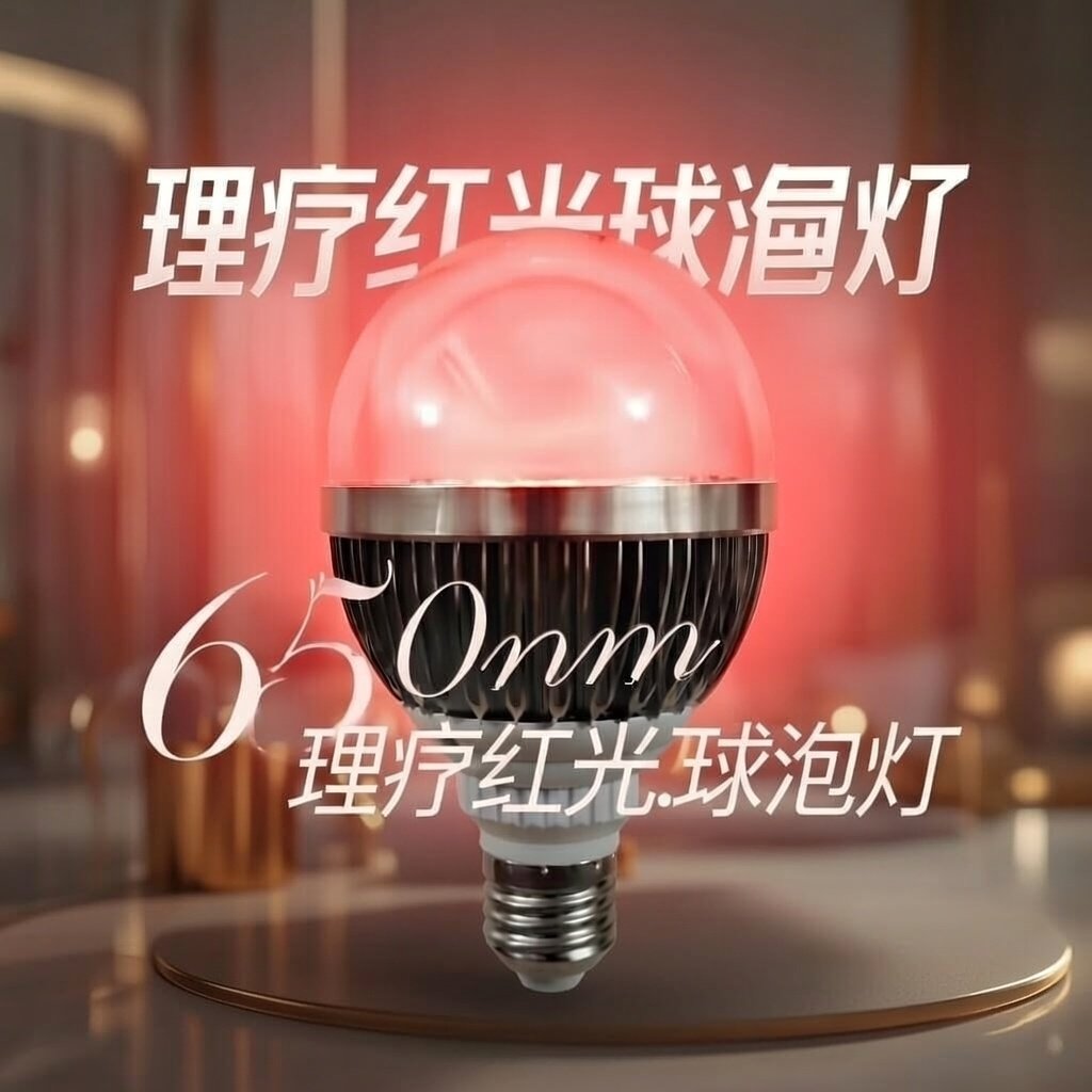 650nm纯红光LED球泡灯 红光理疗美容灯泡 护肤抗衰老神器螺口e27,家装灯饰光源,LED球泡灯,淘宝优惠券,粉丝福利购,淘宝优惠卷