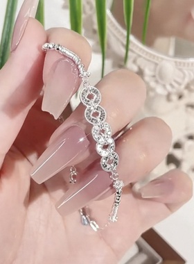 五帝钱币盘缠碎银子铜钱手链女款