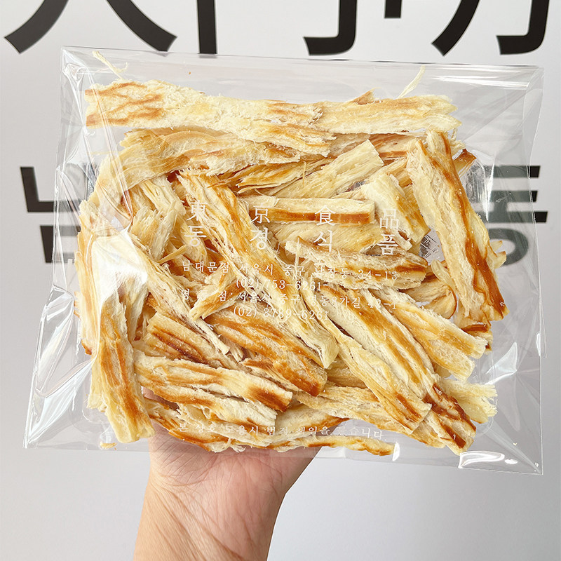 新品上市！老爷爷奶油铁板鱿鱼条奶香味十足好吃手撕鱿鱼丝零食