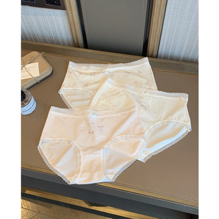 少女甜美蕾丝小短裤 女大童亲肤透气三角内裤 2026春季 新品 三条盒装