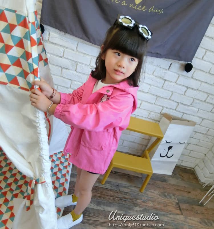 Manteau pour fille en Toile de coton - Ref 2162585 Image 3