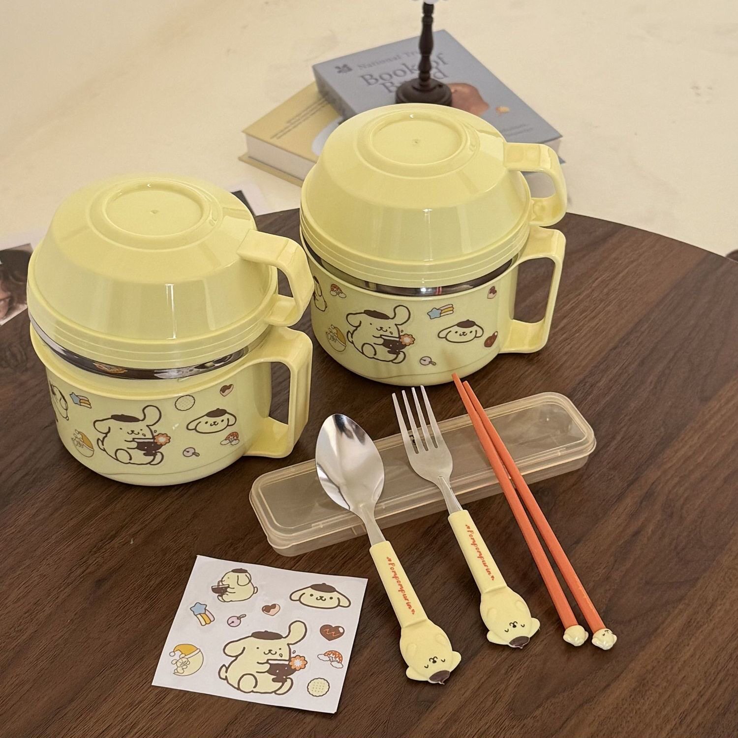 新款布丁狗304不锈钢泡面碗带盖学生宿舍易饭盒成人大容量快餐杯,餐饮具,饭盒/保温桶/保温提锅,淘宝优惠券,粉丝福利购,淘宝优惠卷