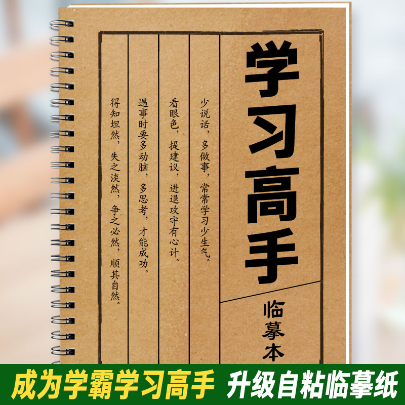 学习高手高效学习记忆法练字帖