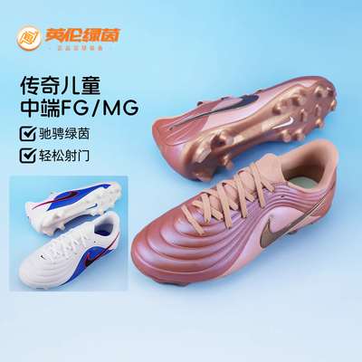 英伦绿茵耐克儿童足球鞋男童传奇FG/MG长钉校园训练鞋IB5027-960