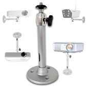 18cm 120cm单孔投影机吊架投影仪壁挂微型投影挂架吊挂架光米极米