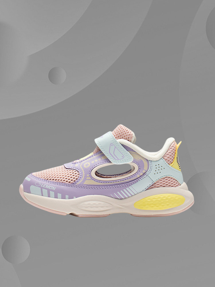 lining/李宁正品男童包头凉鞋网面镂空魔术贴运动休闲鞋ykns036