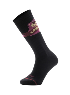 Lining/李宁正品冬季女子草莓熊系列潮流小熊高筒袜1双装AWLS320