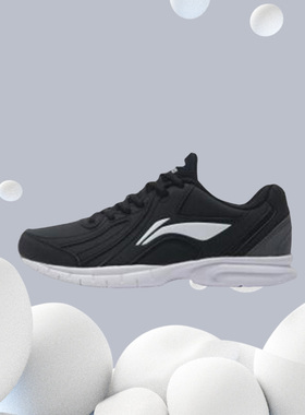 李宁网面跑步鞋男鞋秋新款低帮减震运动鞋透气跑鞋潮ARBR013