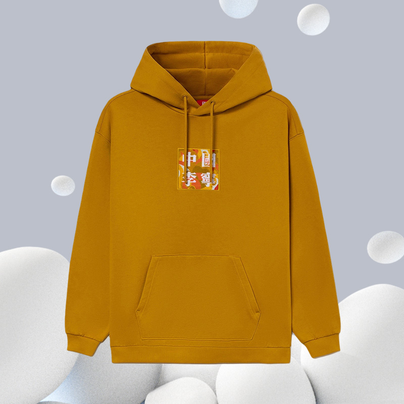 中国李宁正品秋冬时装周男女同款时尚宽松连帽套头卫衣AWDR729