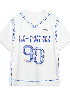 Lining/李宁正品夏季新款儿童篮球系列休闲运动短袖T恤YHST125