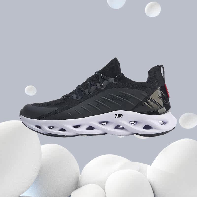 李宁跑步鞋男鞋新款李宁弧减震一体织男子低帮运动鞋ARHP073,运动鞋new,跑步鞋,淘宝优惠券,粉丝福利购,淘宝优惠卷