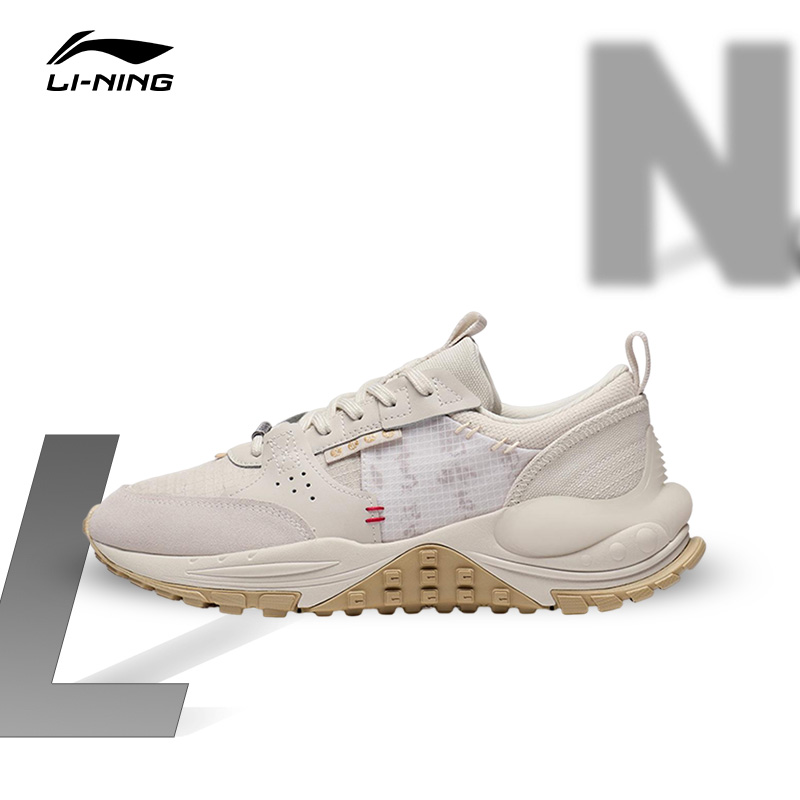 Lining/李宁正品CF溯文武双全星轨男子减震回弹潮流休闲鞋AGLT075