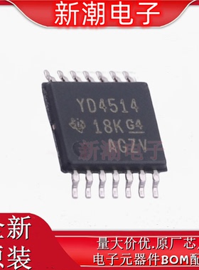 TS12A44514PWR 模拟开关/多路复用器 封装TSSOP-14全新原厂TI德州