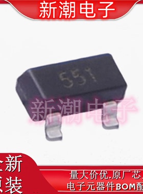 FMMT551TA 丝印551 封装SOT-23 三极管(BJT) 全新原厂美台