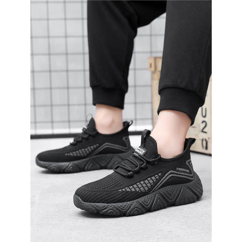 透气男鞋飞织户外运动休闲鞋跑步男士椰子潮鞋一脚蹬软底老爹鞋,流行男鞋,老爹鞋,淘宝优惠券,粉丝福利购,淘宝优惠卷