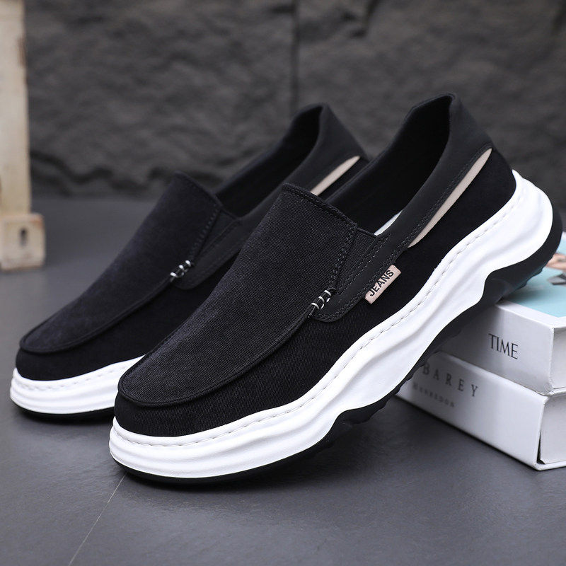 一脚蹬老北京布鞋男鞋超轻厚底鞋透气男单鞋帆布休闲鞋懒人鞋,流行男鞋,布鞋,淘宝优惠券,粉丝福利购,淘宝优惠卷