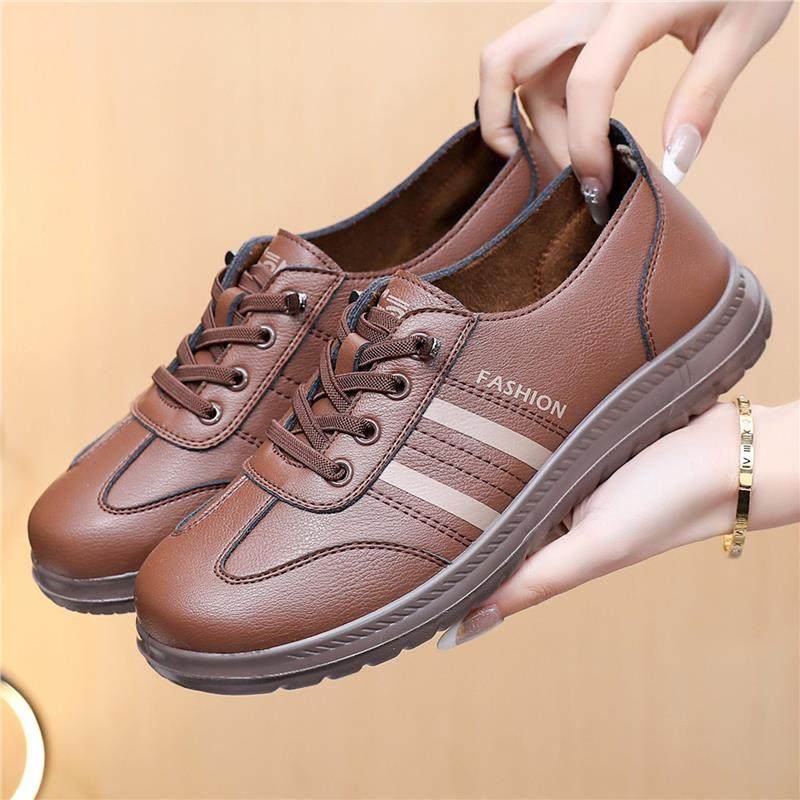 春秋季老北京布鞋女鞋软底防滑休闲运动鞋轻便舒适透气平底德训鞋