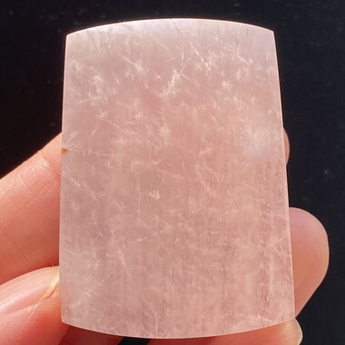 天然粉水晶雪花幽灵吊坠男女款水晶项链挂坠女一物一图