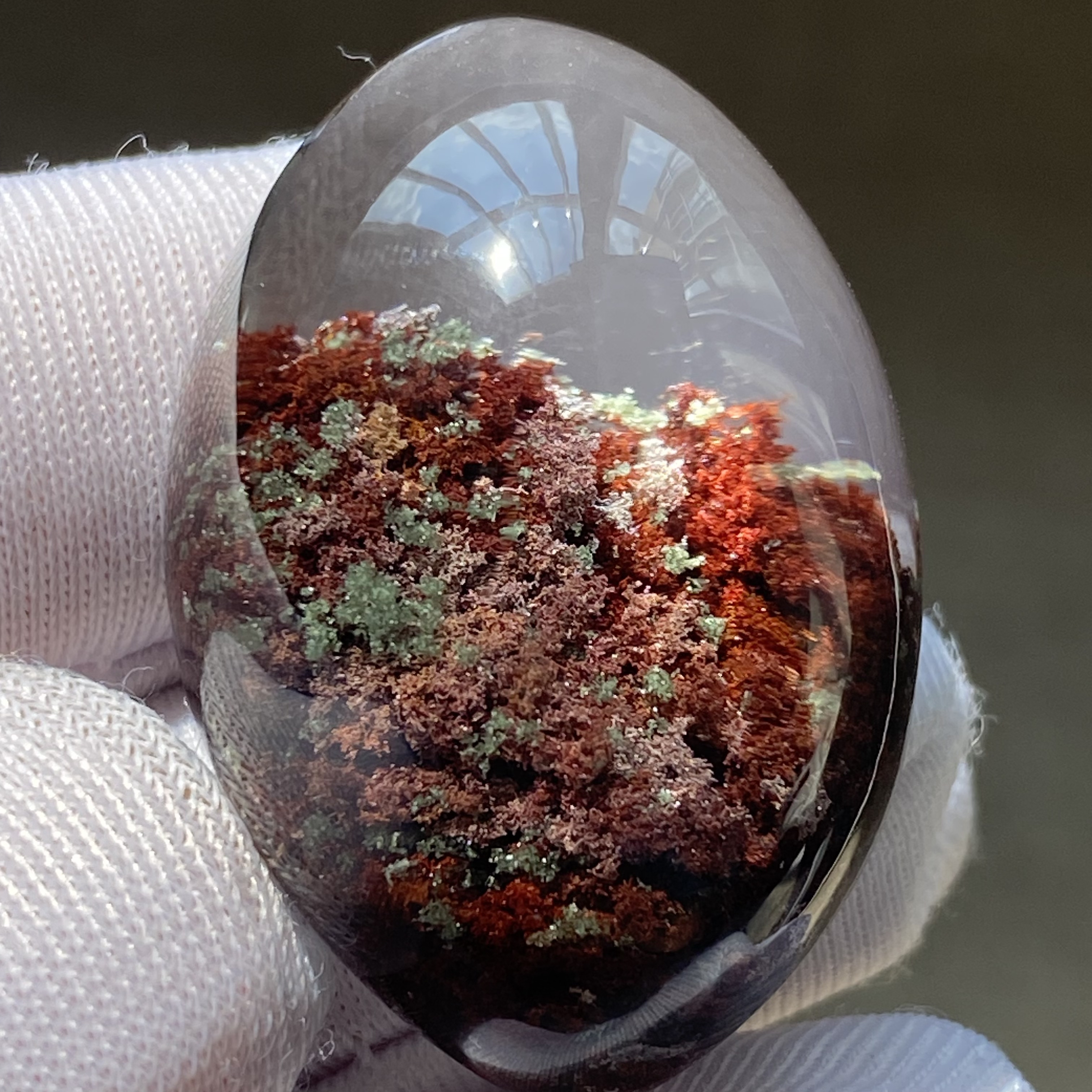 天然水晶彩幽灵吊坠裸石男女款幽灵饰品项链挂坠 一物一图