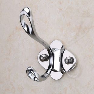 不锈钢板衣钩衣帽钩单个挂钩挂衣钩高低钩壁挂钩衣服单钩螺丝打孔