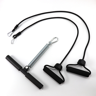 甩脂机仰卧板拉绳踏步机拉力绳腹肌板弹力绳收腹机通用弹簧助力器