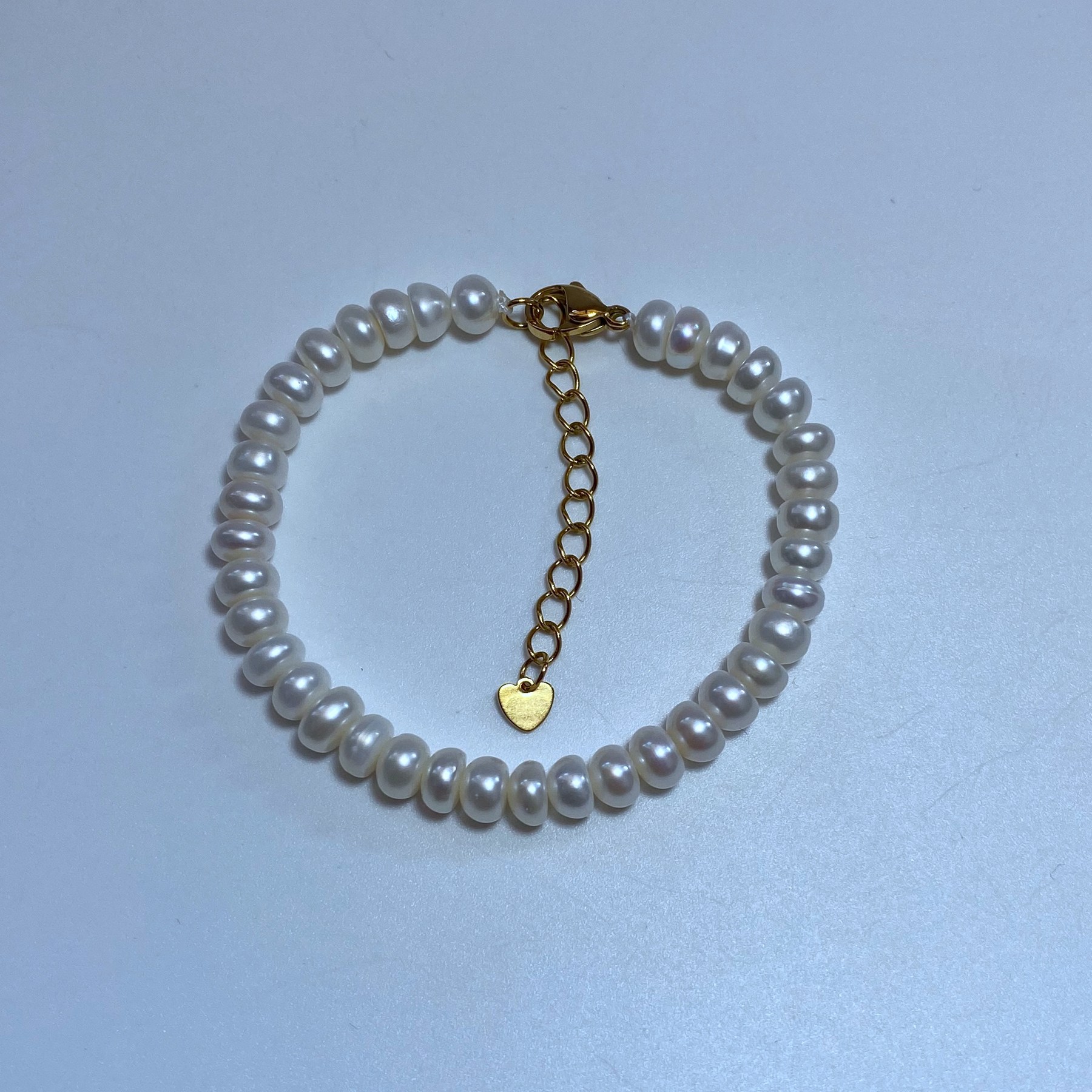 6-7mm天然白色扁圆淡水无核珍珠手链馒头圆可调节手串女款,珠宝/钻石/翡翠,手饰,淘宝优惠券,粉丝福利购,淘宝优惠卷