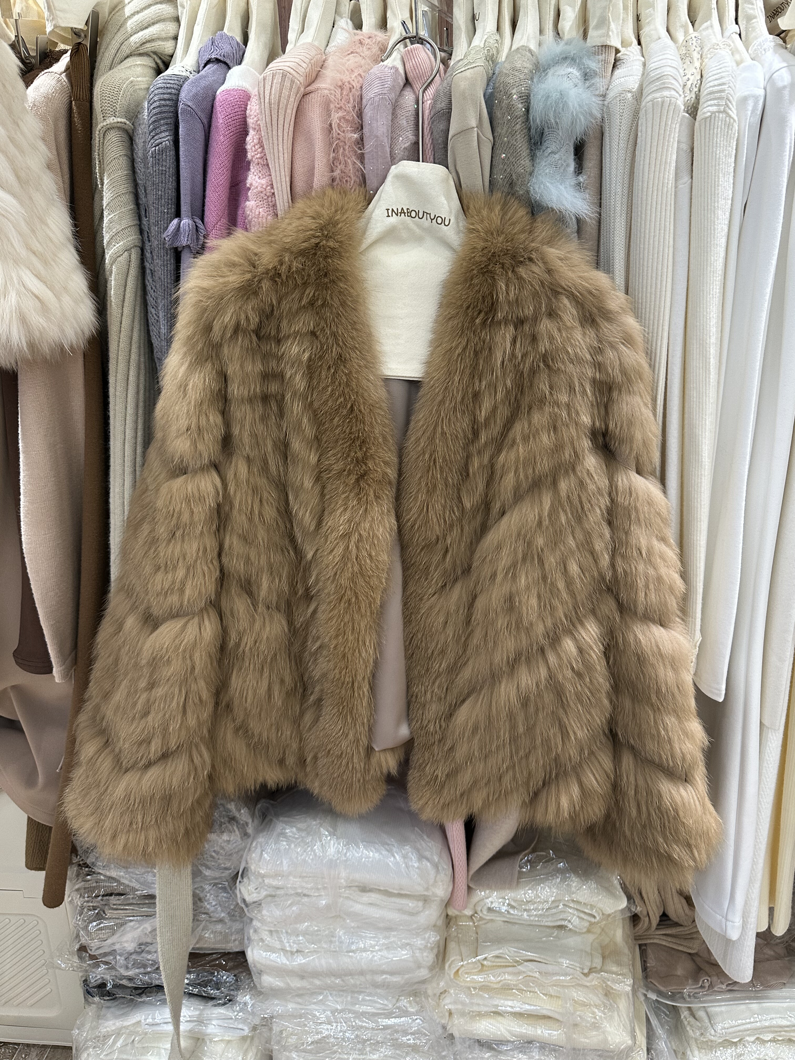 "聚光焦点"进口狐狸整皮背毛车条晕染工艺毛毛皮草外套女,女装/女士精品,皮草,淘宝优惠券,粉丝福利购,淘宝优惠卷