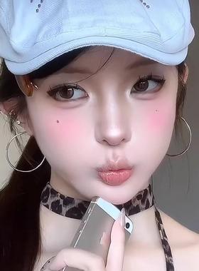 宁艺卓同款银色5cm大耳圈无耳洞耳环蚊香盘耳夹大圈圈方圆脸耳饰