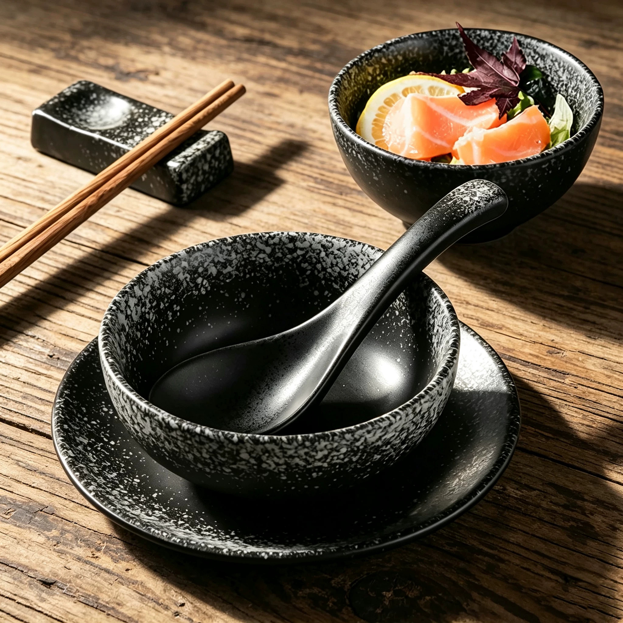 高颜值碗筷单人一套家用碗盘套装碗碟套装情侣2人碗具一人食餐具