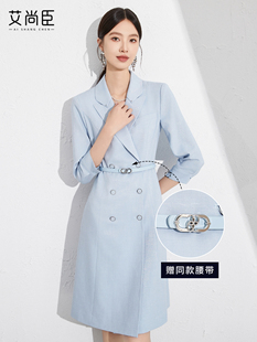 艾尚臣气质女神范高端西装连衣裙女装教师职业通勤商务正装工作服