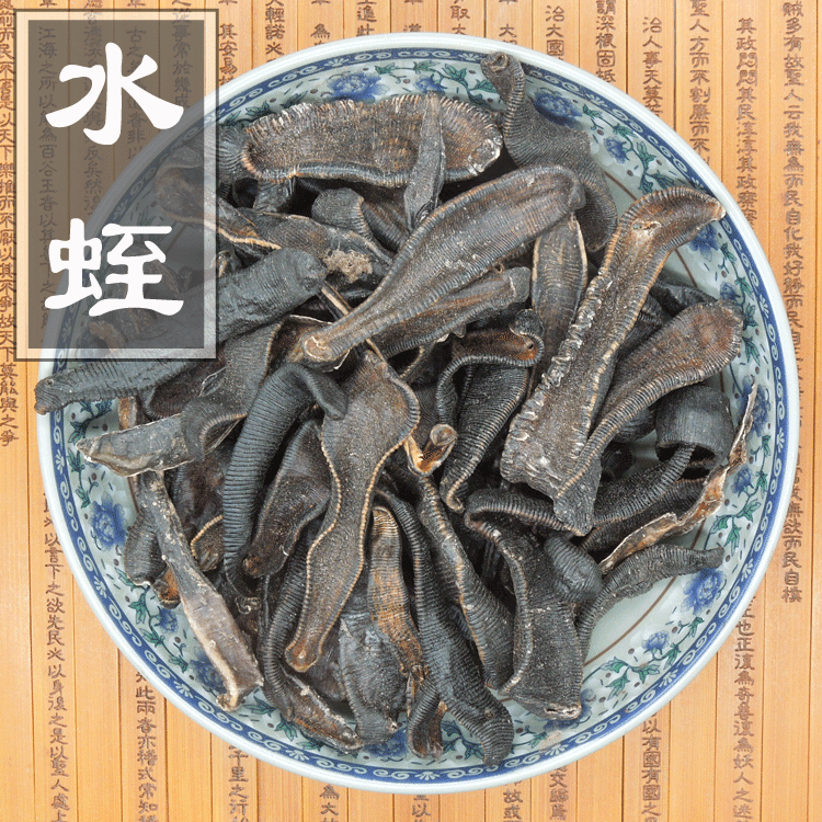 水蛭 吊干水蛭马蟥 蚂蟥干水蛭干清水大个另有蜈蚣 全虫100克