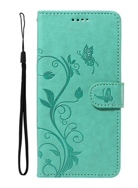 适用小米红米note14Pro+手机壳Redmi 14c翻盖式全包边note13 5G电话壳13R外壳防摔14R皮套note14软硅胶女蝴蝶