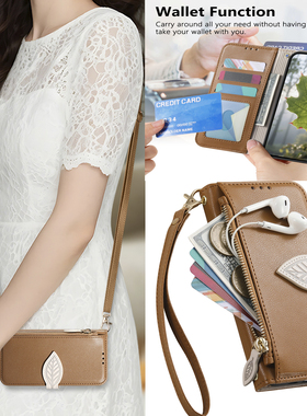 适用小米pocoF7手机壳xiaomi全包M7pro防摔pocoC75电话壳X6pro保护套5G翻盖f5外壳男女x6/x7素色拉链卡包皮套