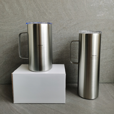 纯色18-10钢材大众大容量随手杯