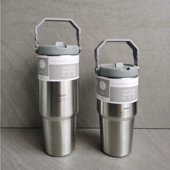 手提冰霸杯 出口德国 316不锈钢车载杯 大容量吸管杯啤酒杯随手杯