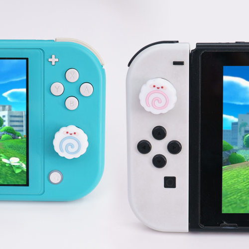 任天堂 switch鱼板摇杆帽ns硅胶lite手柄帽oled按键帽游戏周边配