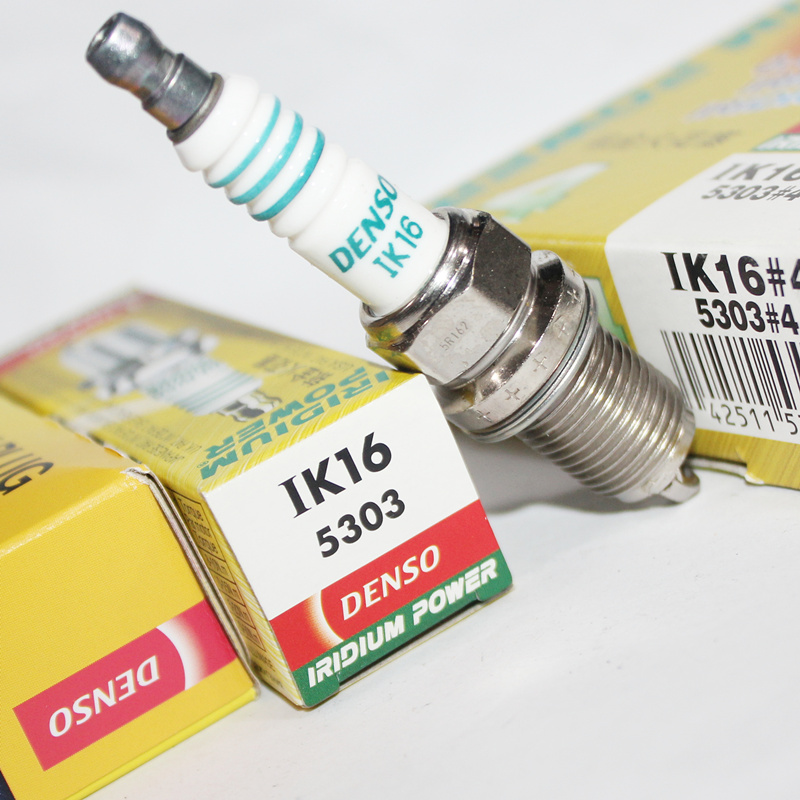 电装铱金火花塞IK16适用于三菱4G13 15 16 18 4G63 4G64 4G94 93