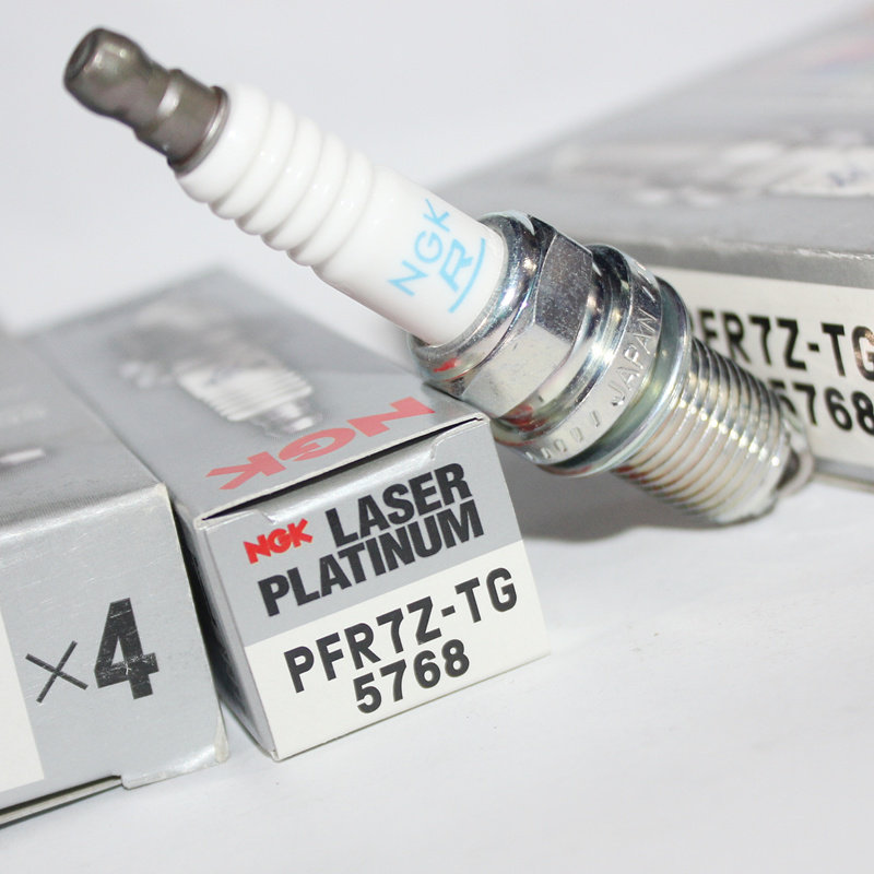 NGK三爪双铂金PFR7Z-TG适用奥迪A6L途观A4Q5高尔夫GTI途锐2.0T