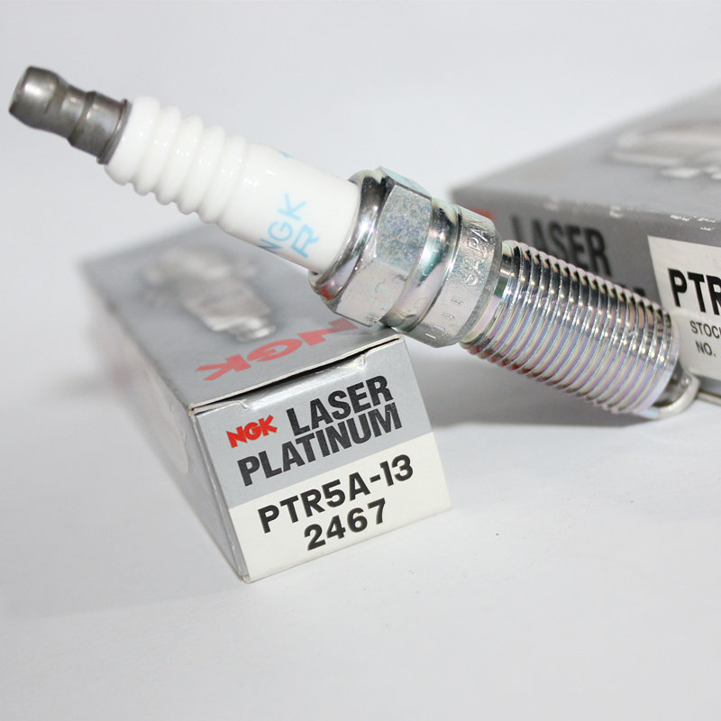 NGK双铂金火花塞PTR5A-13适用睿翼马自达6轿跑荣御星驰奔腾B70
